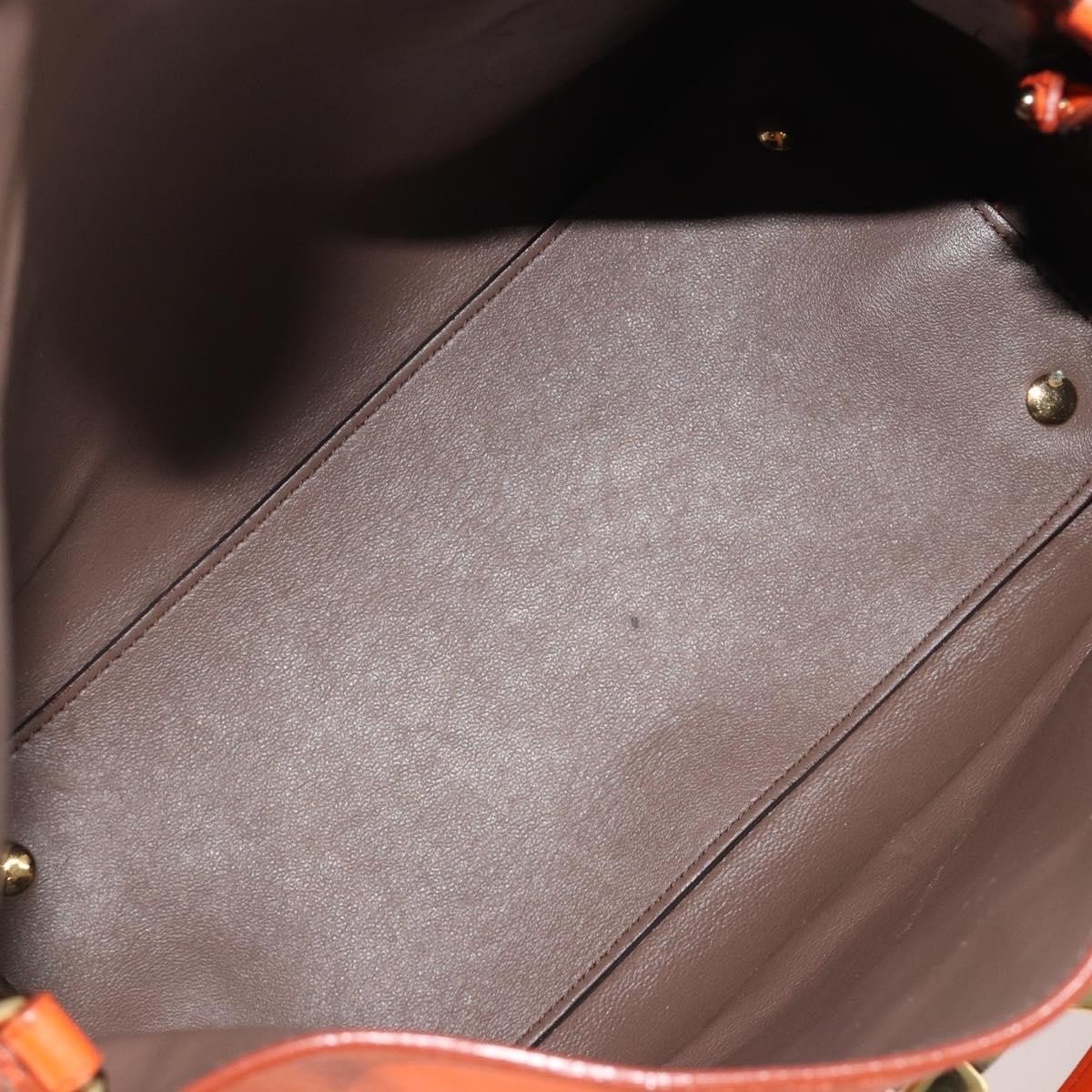 Salvatore Ferragamo Sookie Satchel Leather Small Oranje