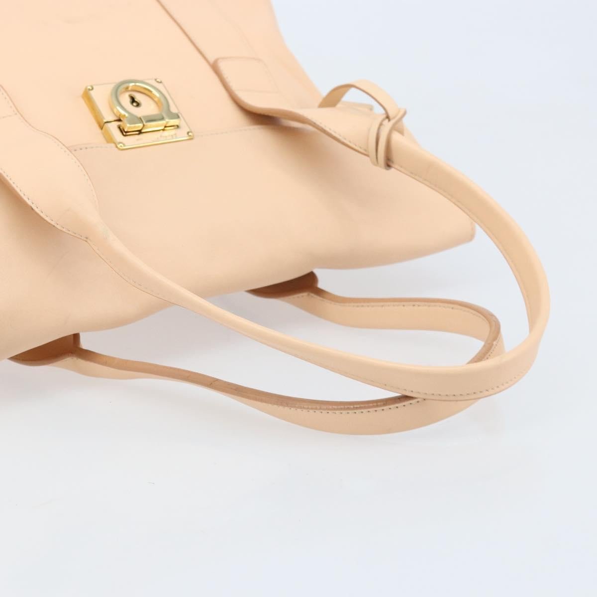 Salvatore Ferragamo Sookie Satchel Leather Medium Roze
