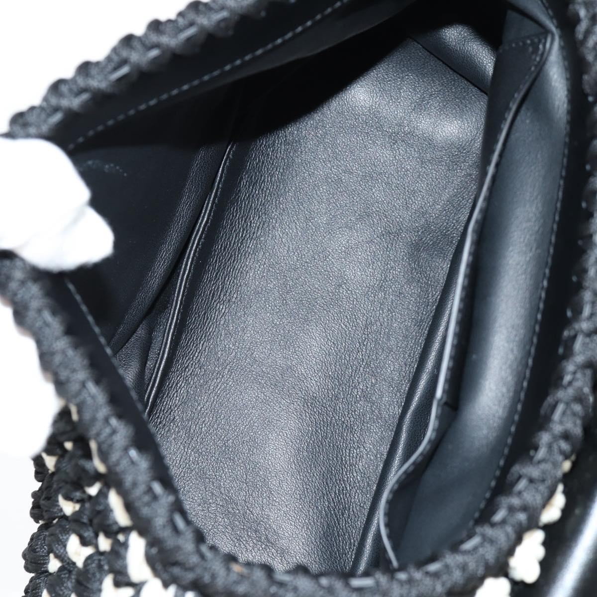 Salvatore Ferragamo Salvatore Ferragamo Margot Satchel Braided Fabric Wit