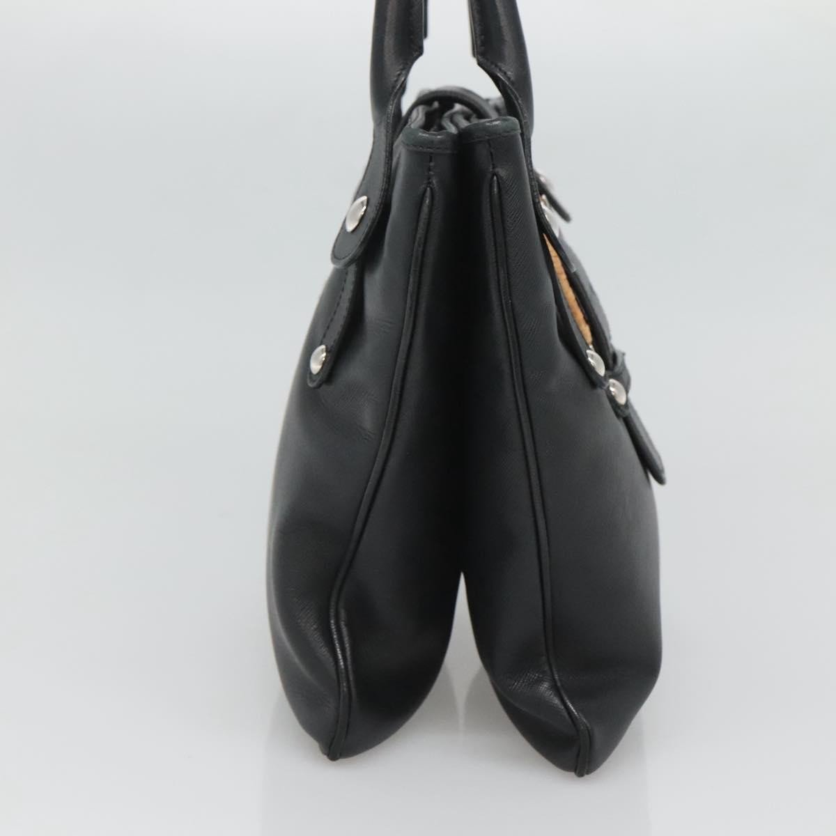Salvatore Ferragamo Gancini Leather Small Zwart