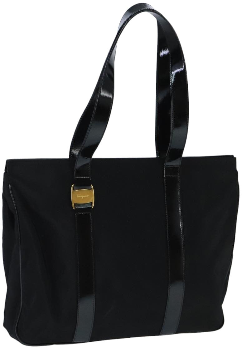 Salvatore Ferragamo Salvatore Ferragamo Vala Canvas Zwart