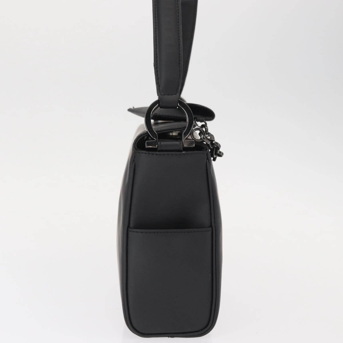 Salvatore Ferragamo Gancini Patent leather Zwart