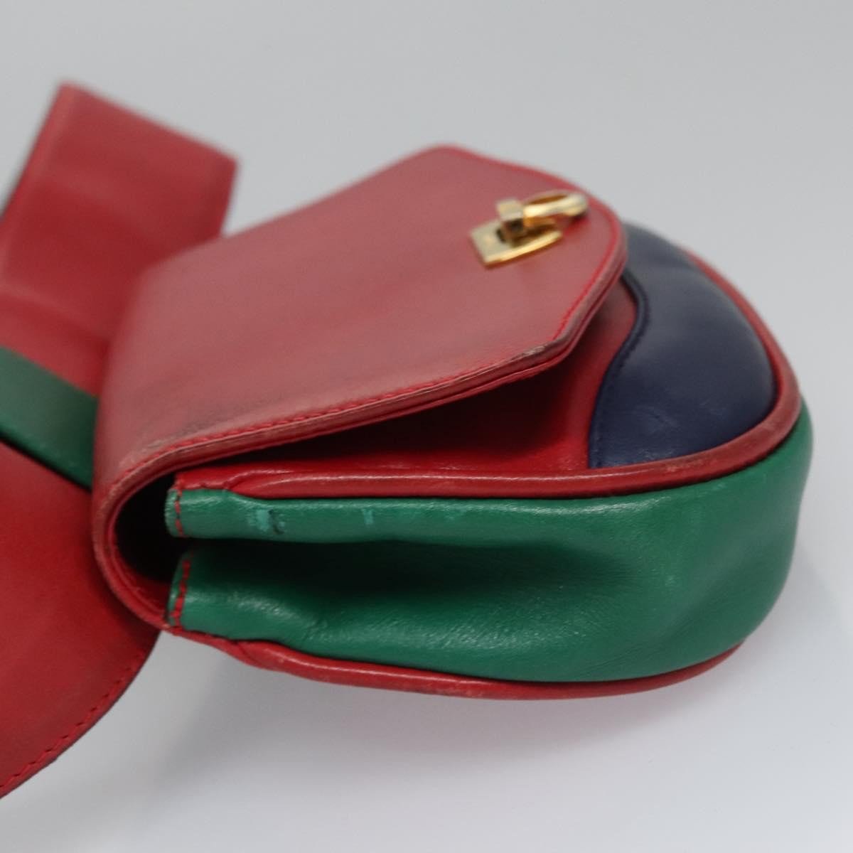 Salvatore Ferragamo Gancini waist Leather Rood