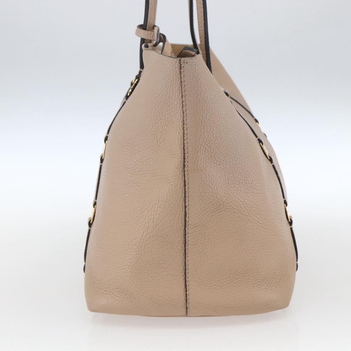 Salvatore Ferragamo Vala tote Leather Beige