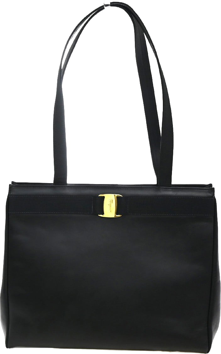 Salvatore Ferragamo Salvatore Ferragamo Vala tote Leather Zwart