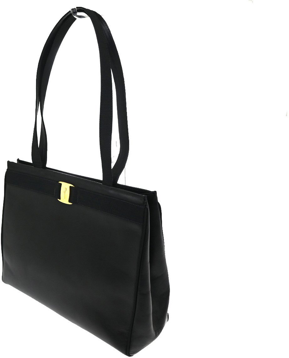 Salvatore Ferragamo Salvatore Ferragamo Vala tote Leather Zwart