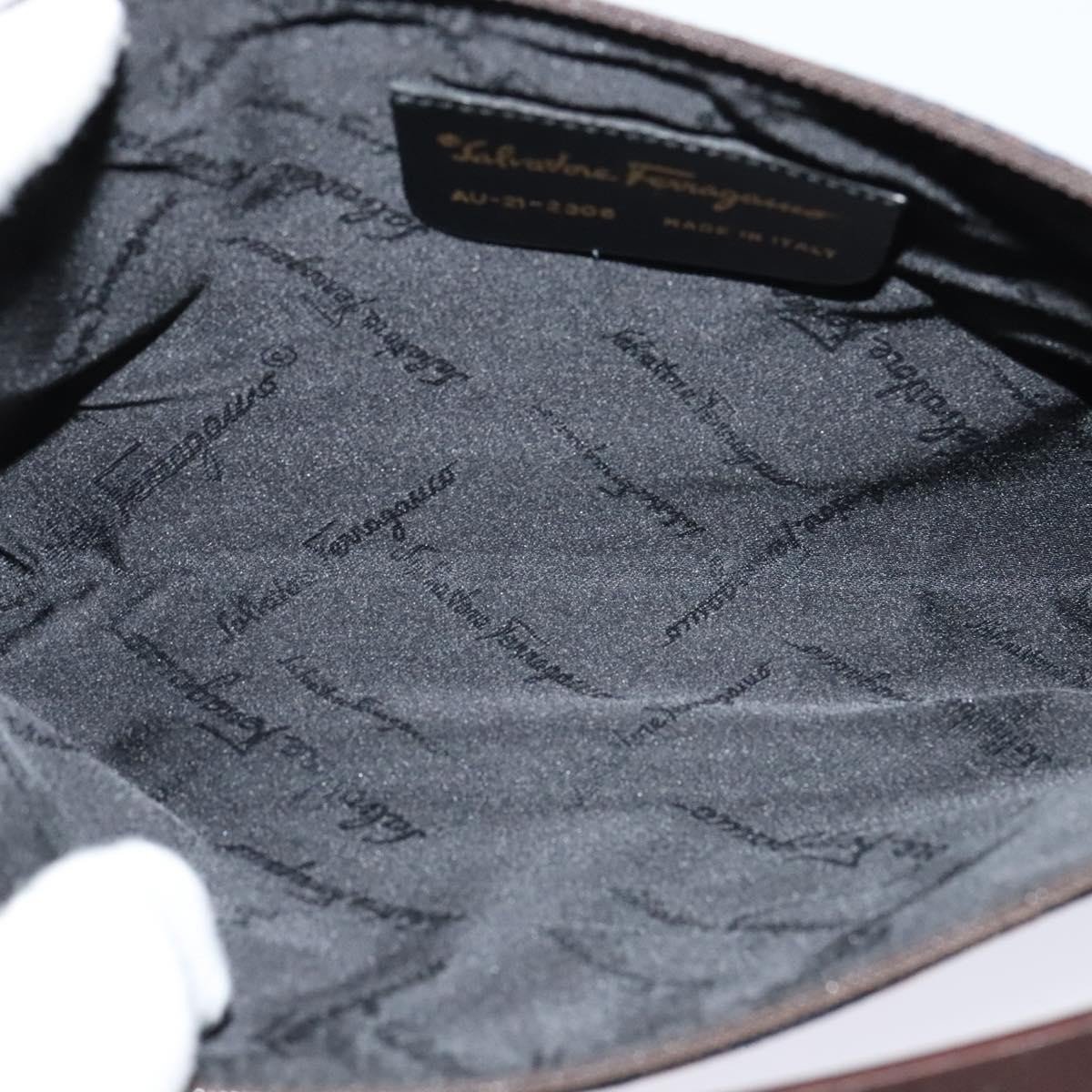 Salvatore Ferragamo Gancini Canvas Navy