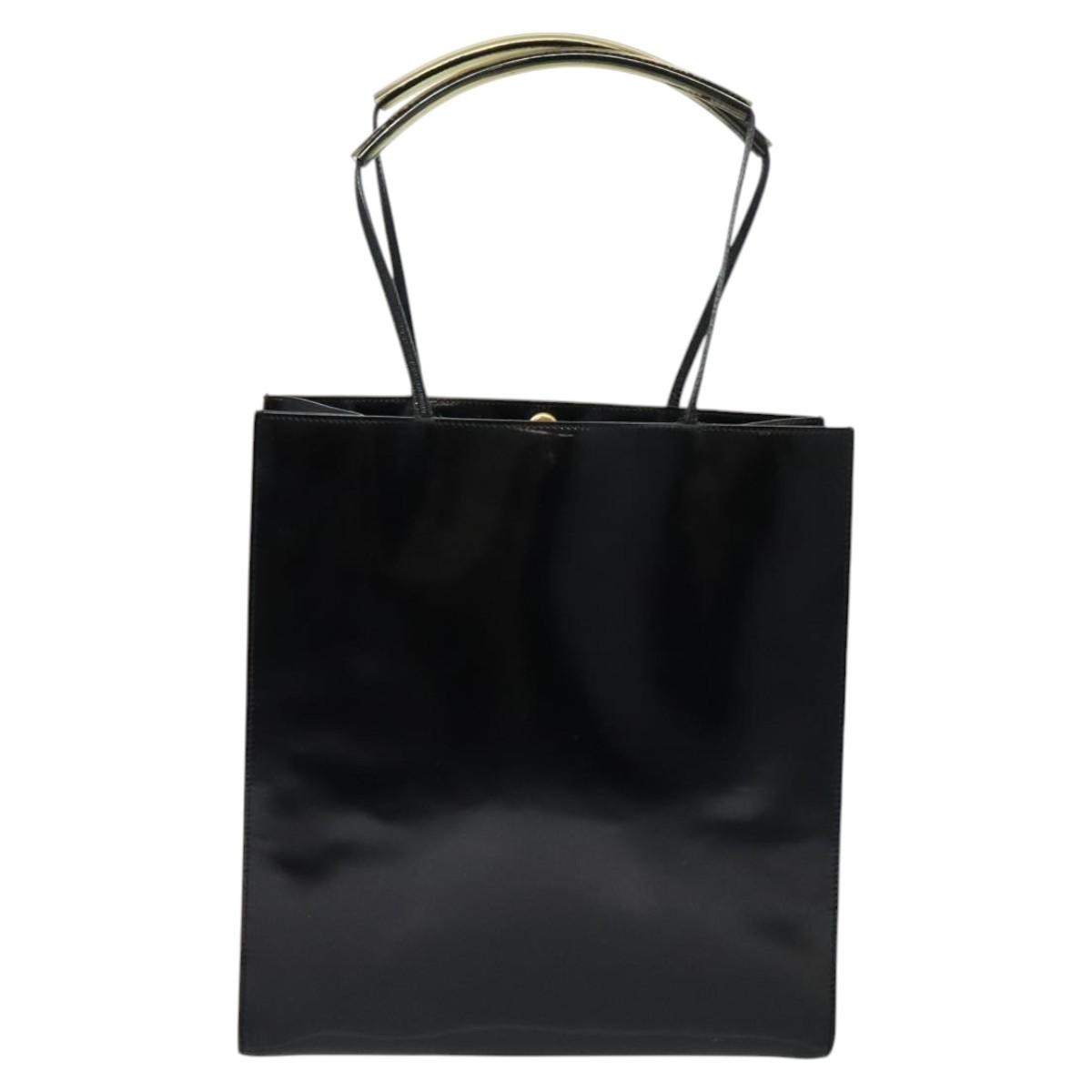 Salvatore Ferragamo Salvatore Ferragamo Shopper Tote Leather Tall Zwart