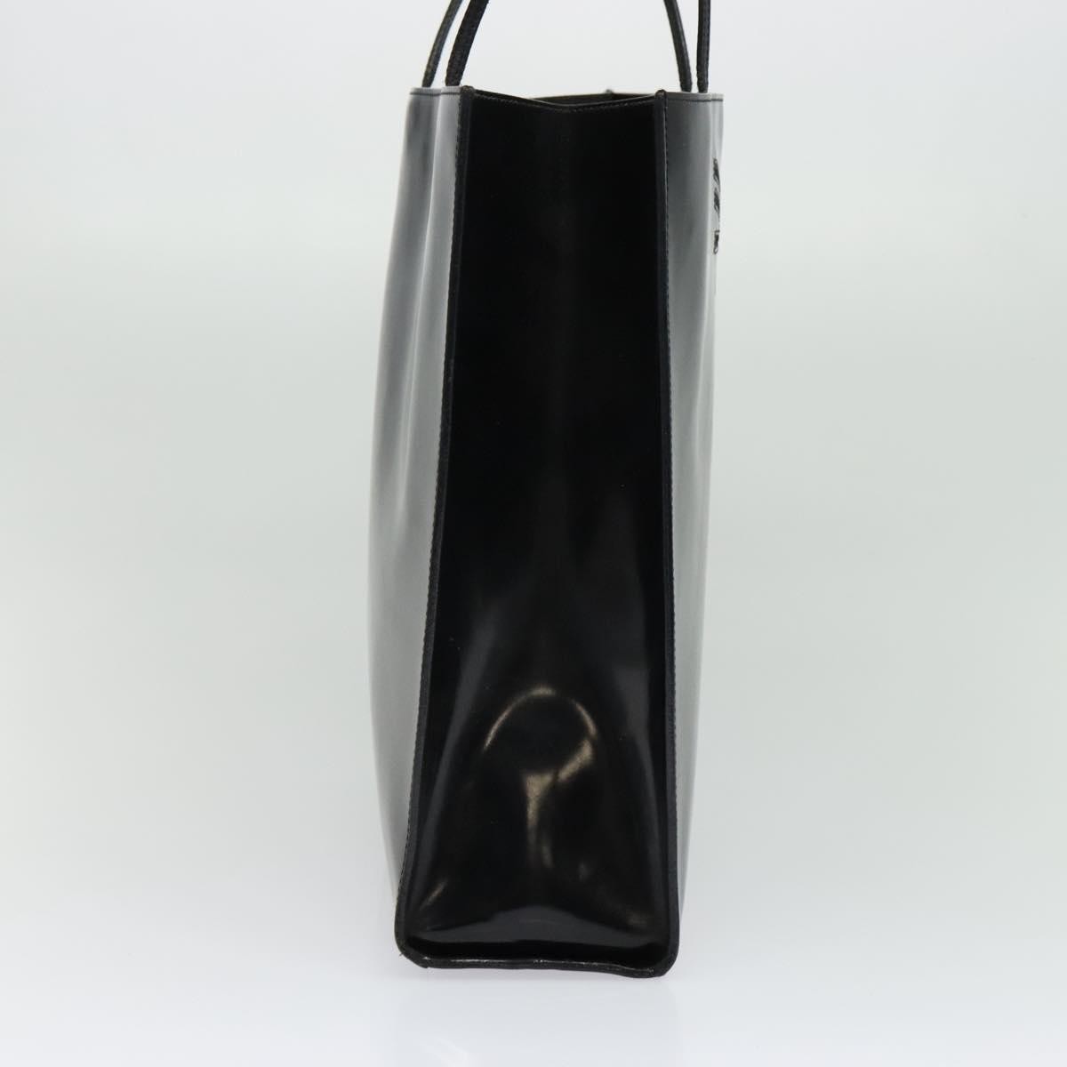 Salvatore Ferragamo Salvatore Ferragamo Shopper Tote Leather Tall Zwart