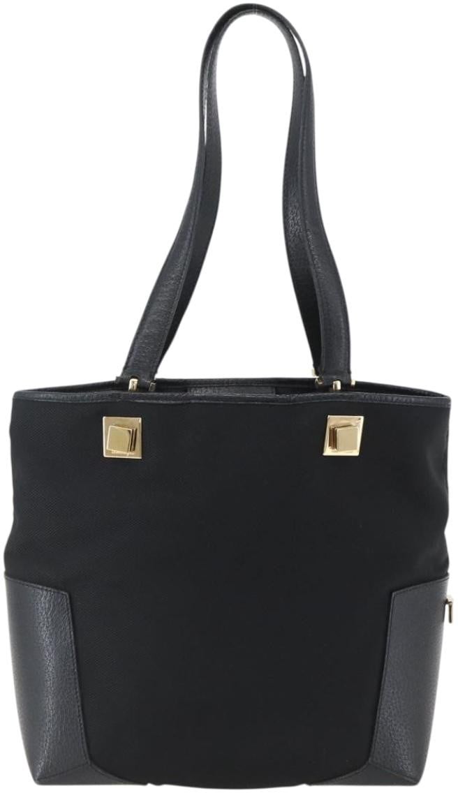 Salvatore Ferragamo Salvatore Ferragamo Tote Bag Canvas Zwart