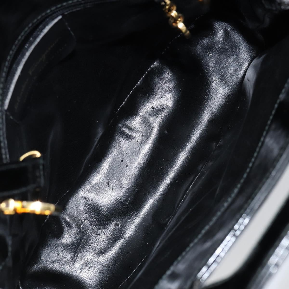 Salvatore Ferragamo Salvatore Ferragamo Wanda Handbag Patent Leather Zwart