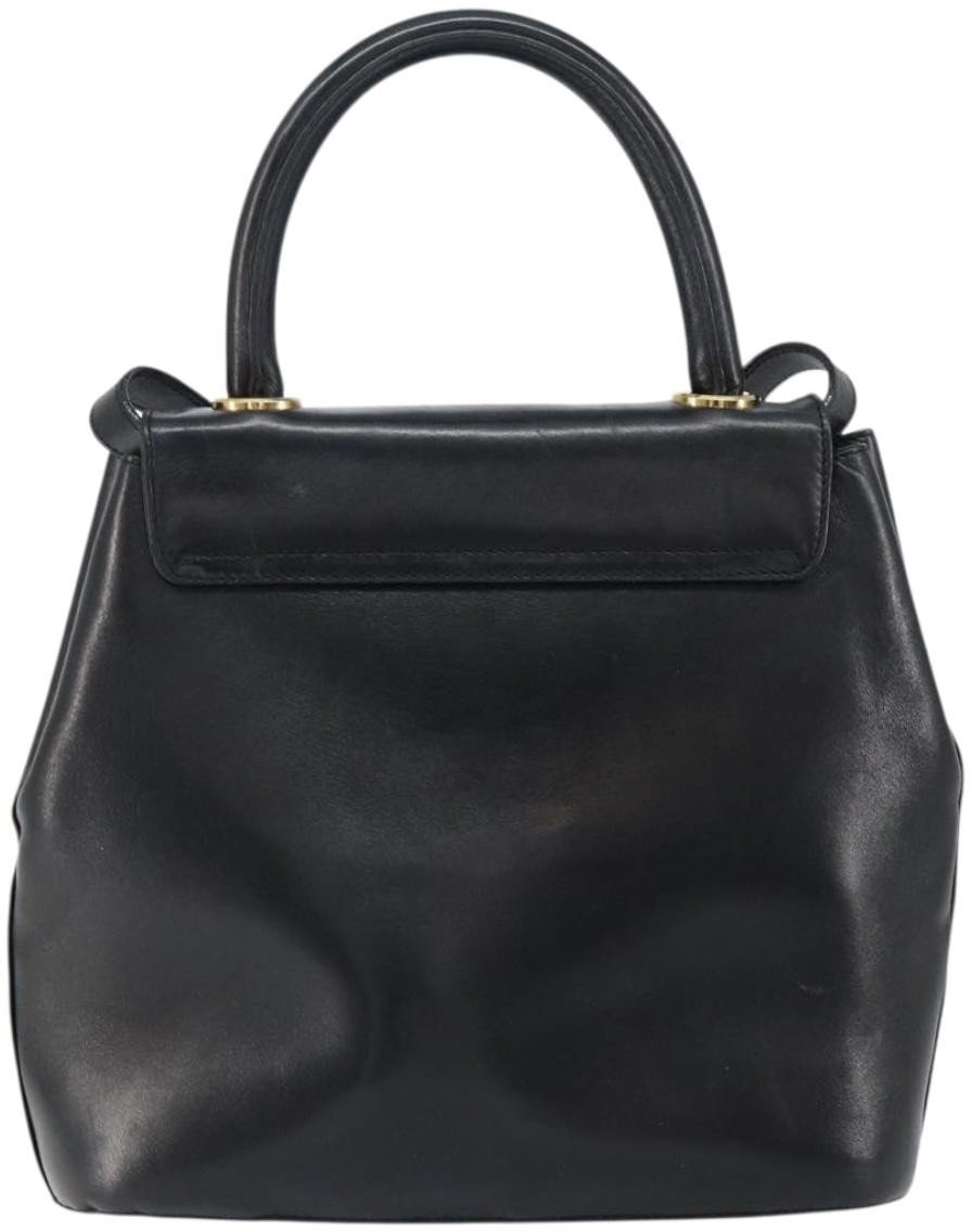 Salvatore Ferragamo Vintage Leather Zwart