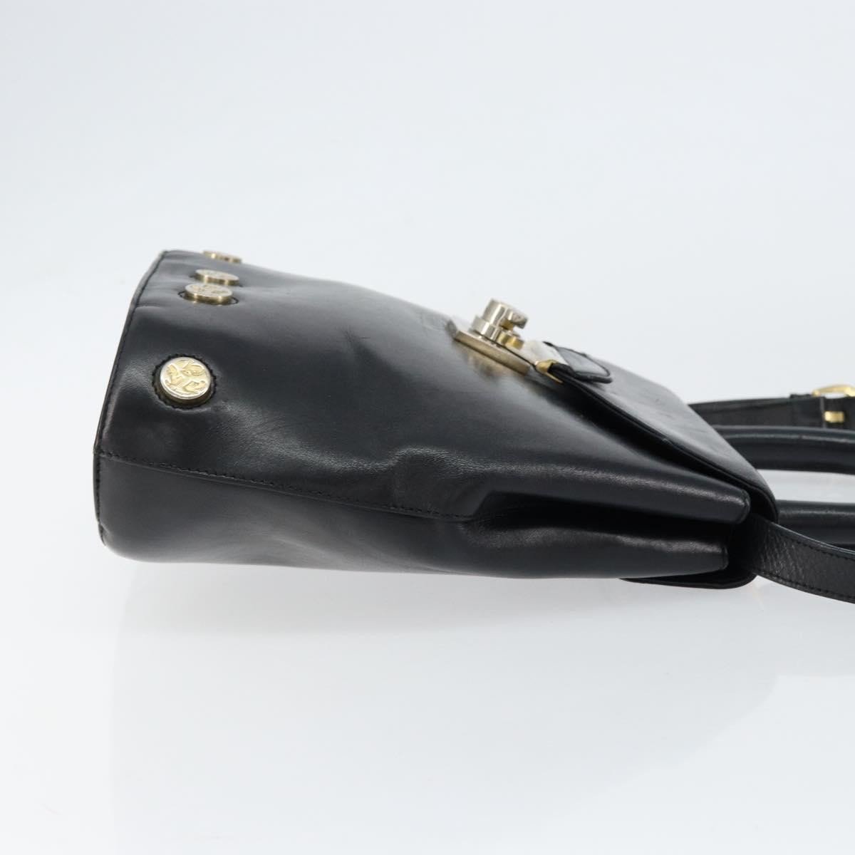Salvatore Ferragamo Vintage Leather Zwart
