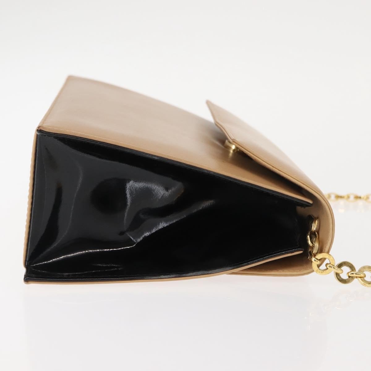 Salvatore Ferragamo Vintage Flap Leather Beige