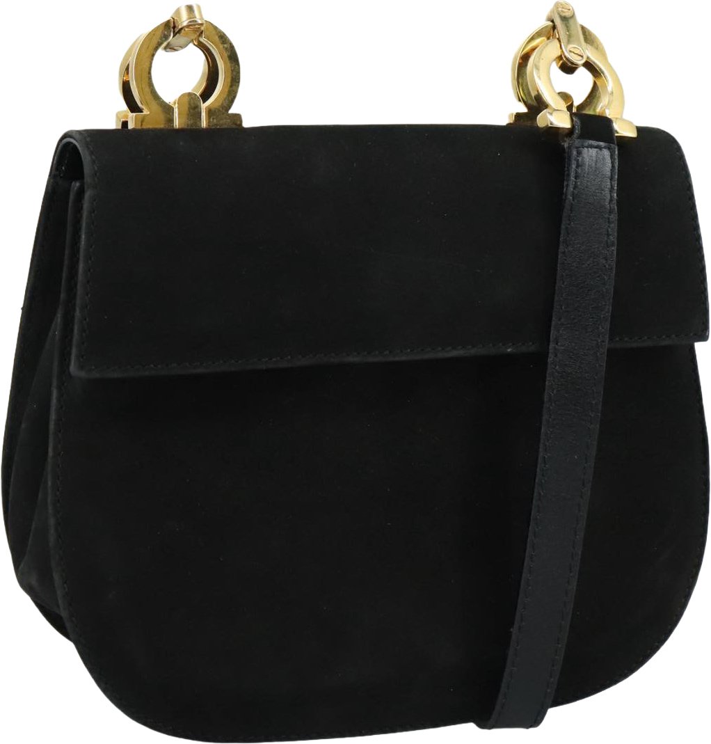Salvatore Ferragamo Gancini Suede Bruin