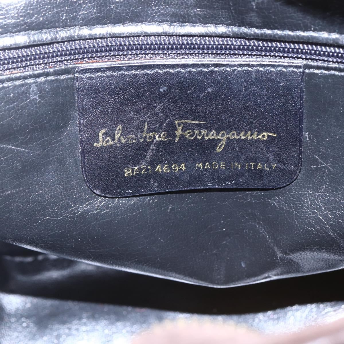 Salvatore Ferragamo Salvatore Ferragamo Gancini Shoulder Bag Suede Bruin