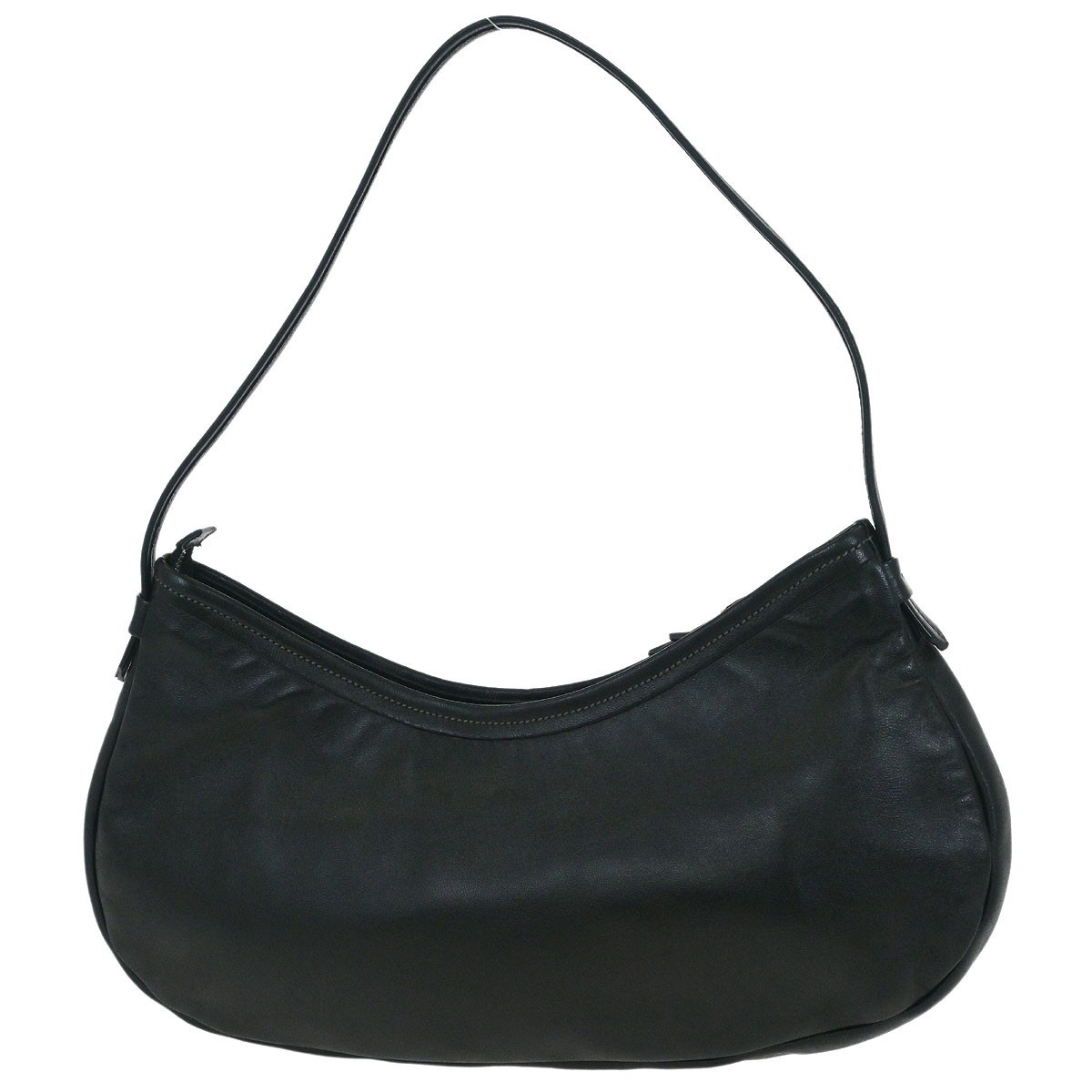 Salvatore Ferragamo Salvatore Ferragamo Vara Bow Hobo Leather Zwart