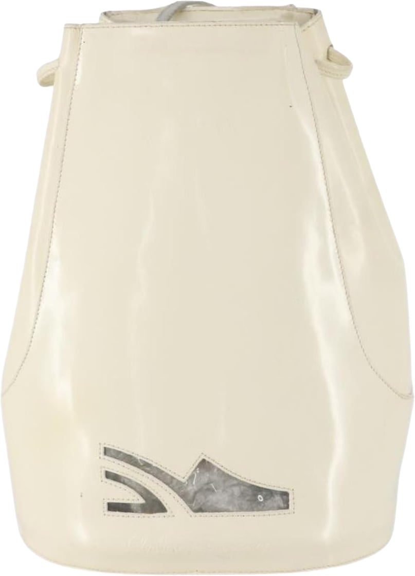 Salvatore Ferragamo Vintage Patent Leather Wit
