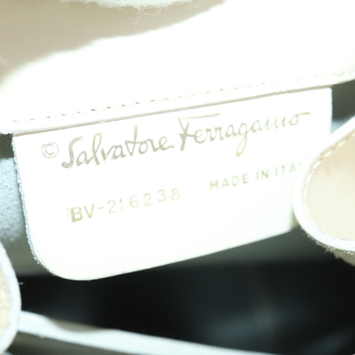 Salvatore Ferragamo Vintage Patent Leather Wit
