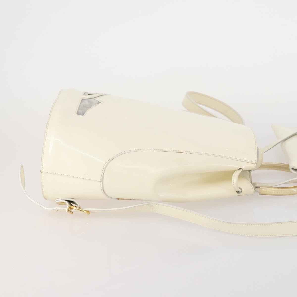 Salvatore Ferragamo Vintage Patent Leather Wit