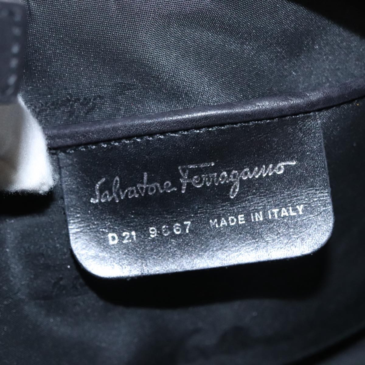 Salvatore Ferragamo Shoulder Bag Wool Grijs