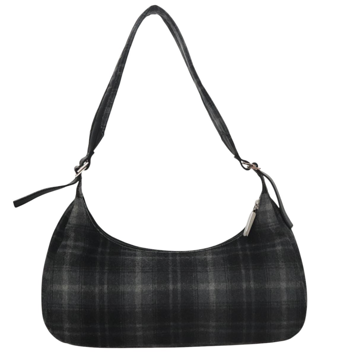 Salvatore Ferragamo Shoulder Bag Wool Grijs