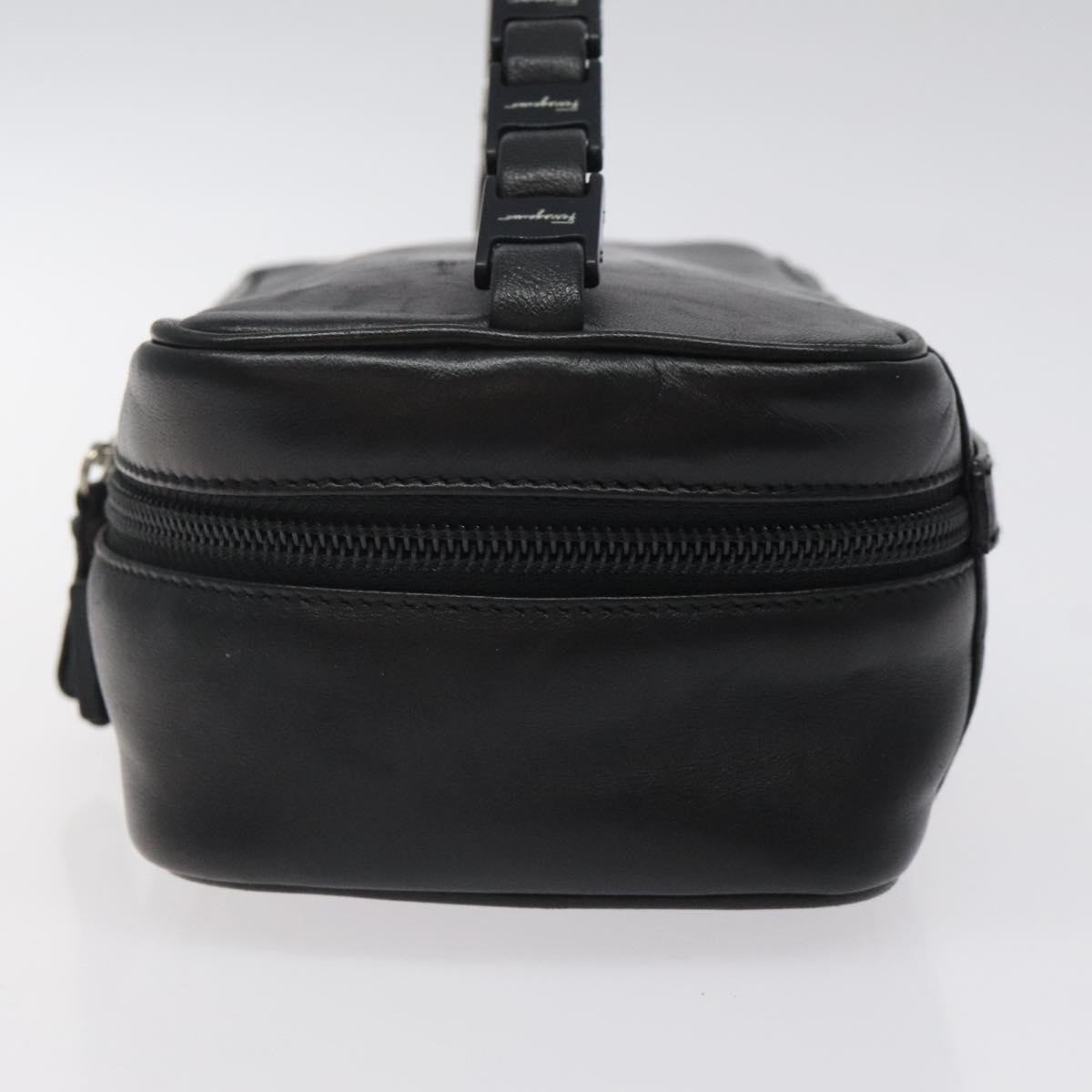 Salvatore Ferragamo Salvatore Ferragamo Vala Clutch bag Leather Zwart