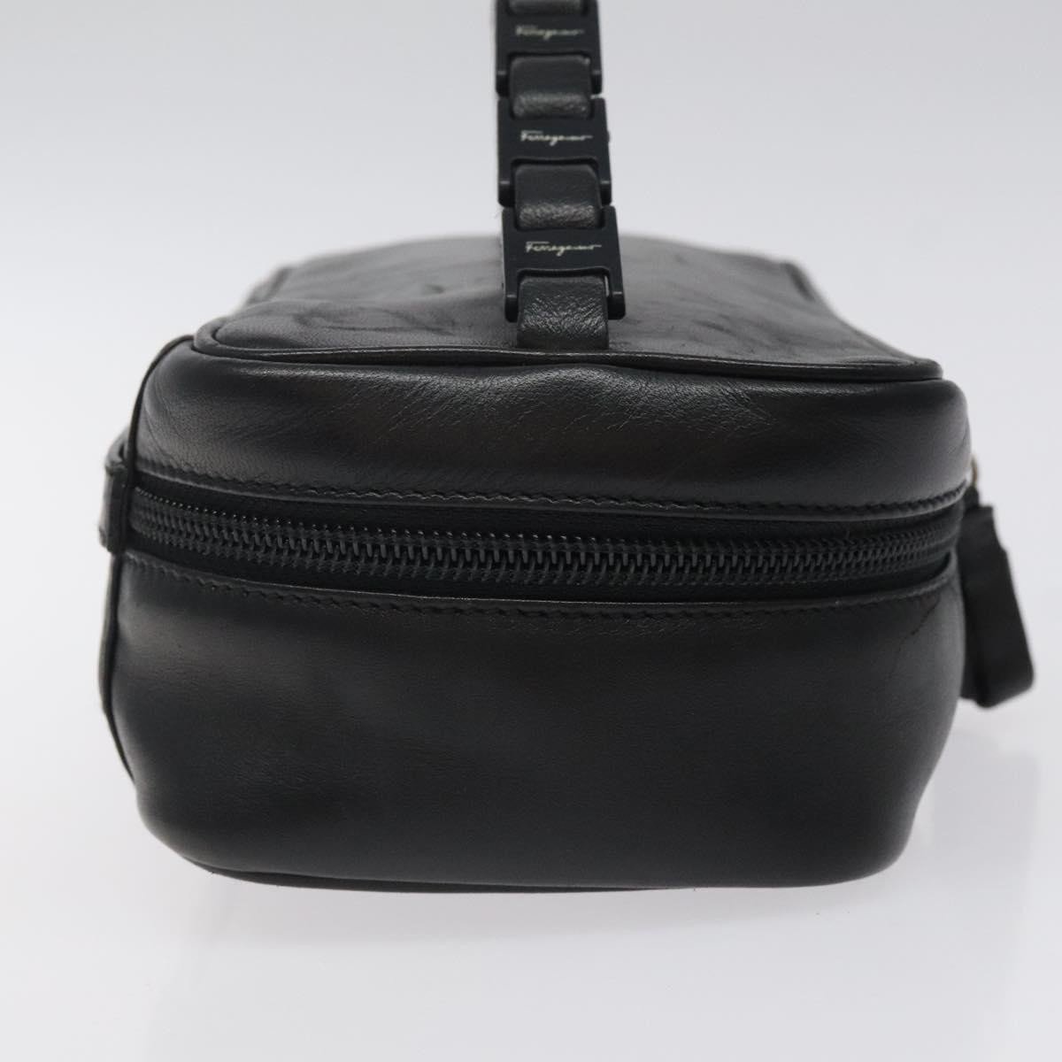 Salvatore Ferragamo Salvatore Ferragamo Vala Clutch bag Leather Zwart