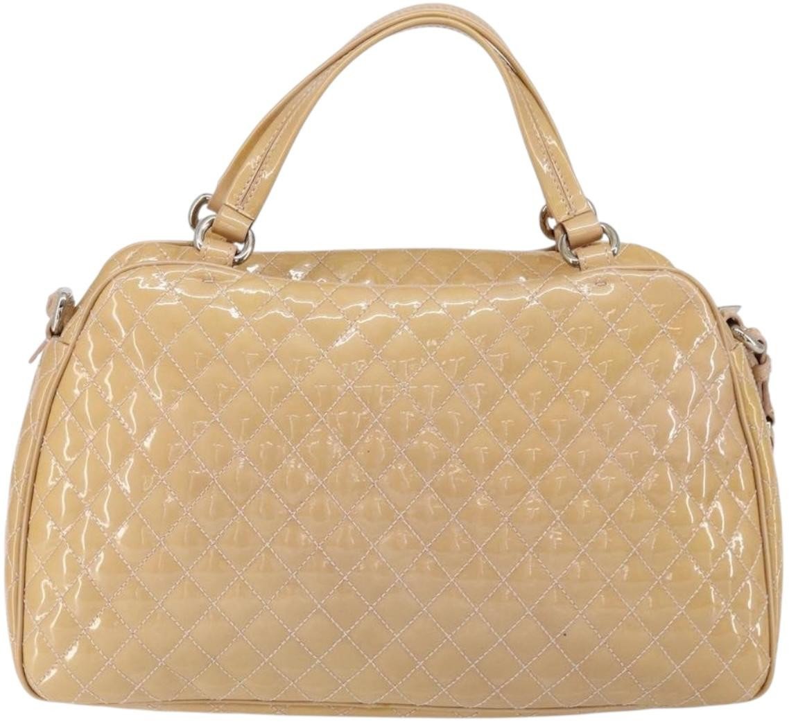 Salvatore Ferragamo Vala Patent leather Beige