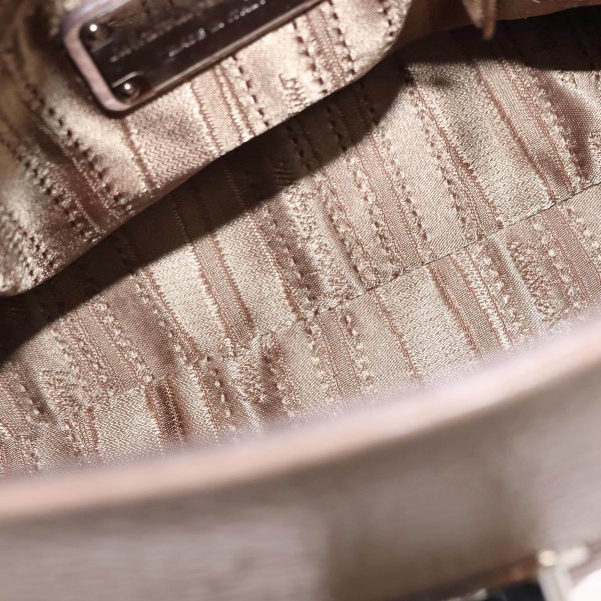 Salvatore Ferragamo Sofia Satchel Grainy Leather Large Beige