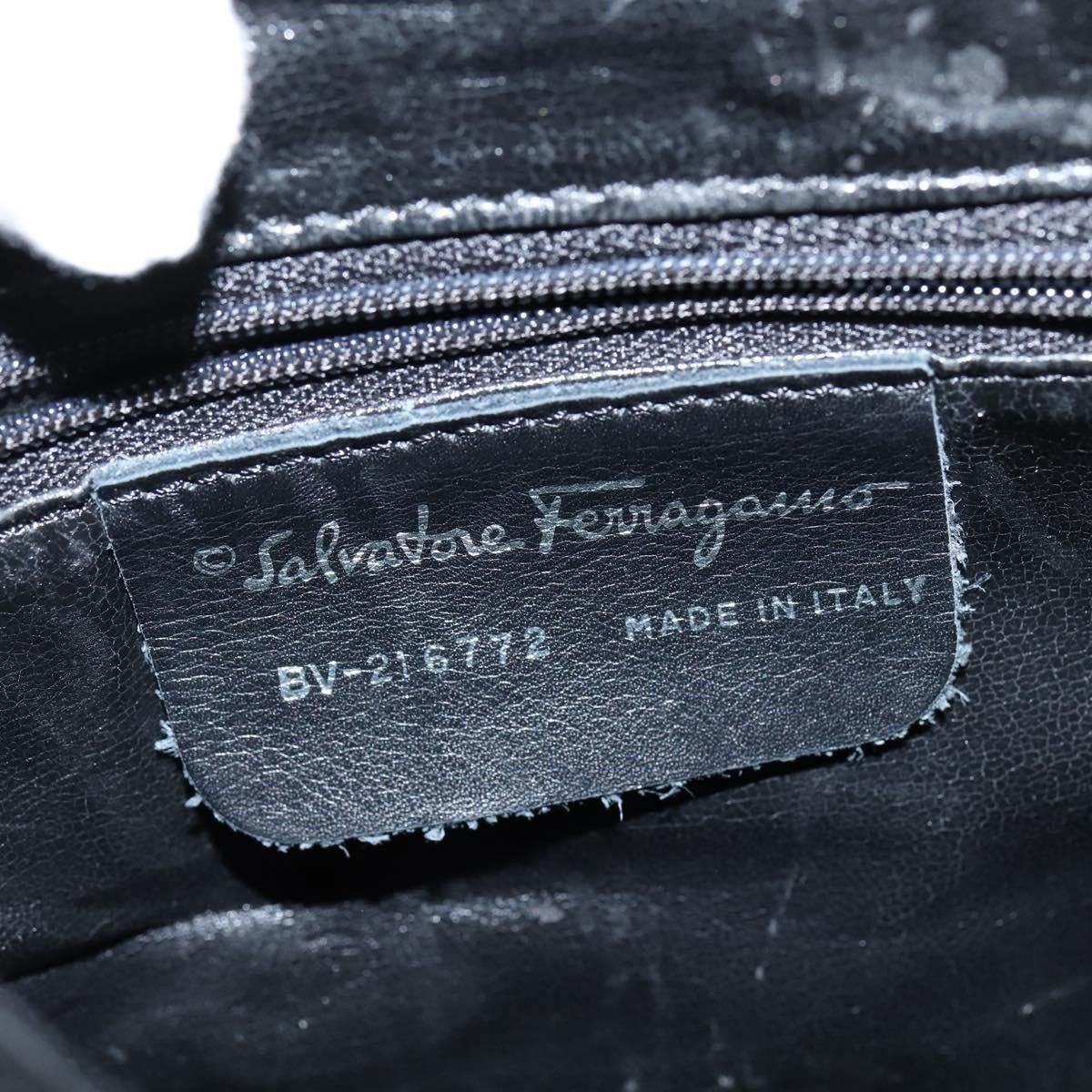 Salvatore Ferragamo Salvatore Ferragamo Flap Buckle Backpack Printed Neoprene Zwart