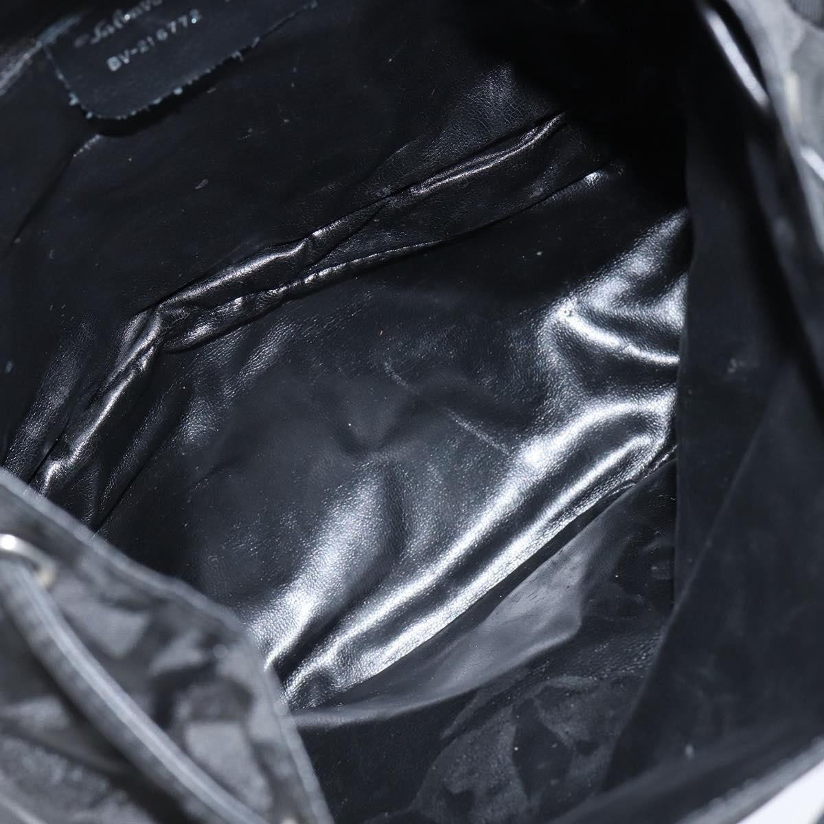 Salvatore Ferragamo Salvatore Ferragamo Flap Buckle Backpack Printed Neoprene Zwart