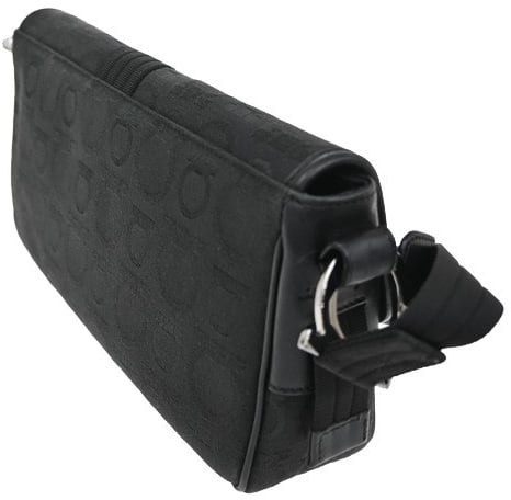 Salvatore Ferragamo Gancini Canvas Zwart