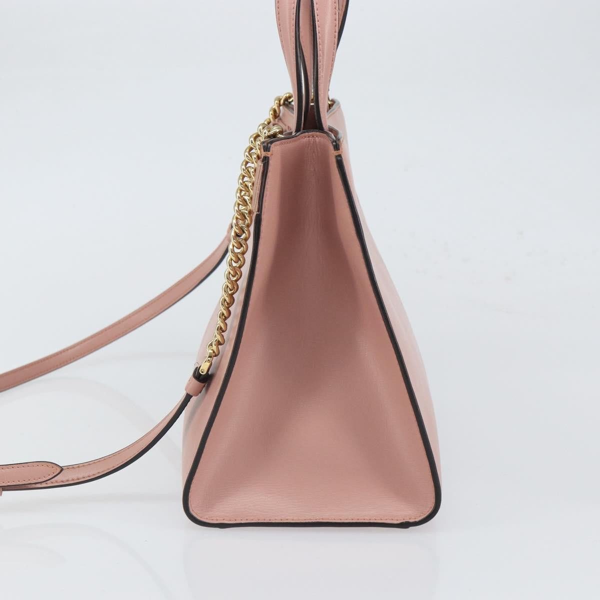 Salvatore Ferragamo Salvatore Ferragamo Vara Bow Top Handle Convertible Tote Leather Medium Roze