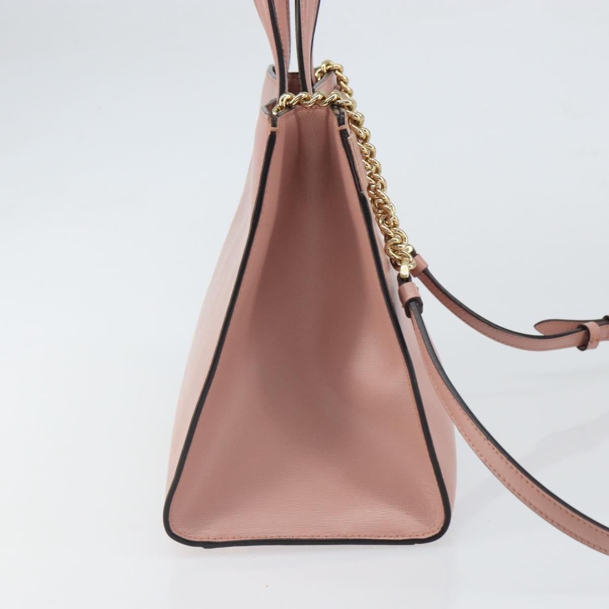 Salvatore Ferragamo Salvatore Ferragamo Vara Bow Top Handle Convertible Tote Leather Medium Roze