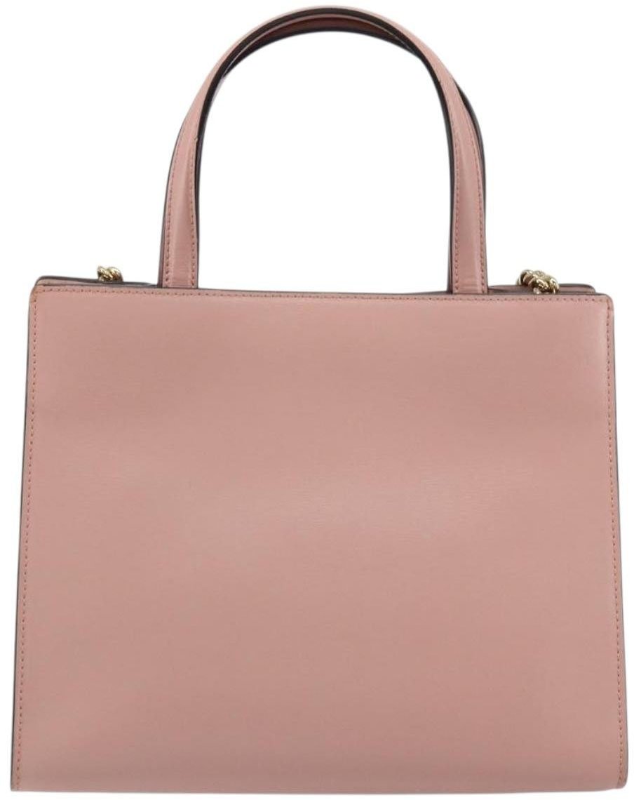 Salvatore Ferragamo Salvatore Ferragamo Vara Bow Top Handle Convertible Tote Leather Medium Roze
