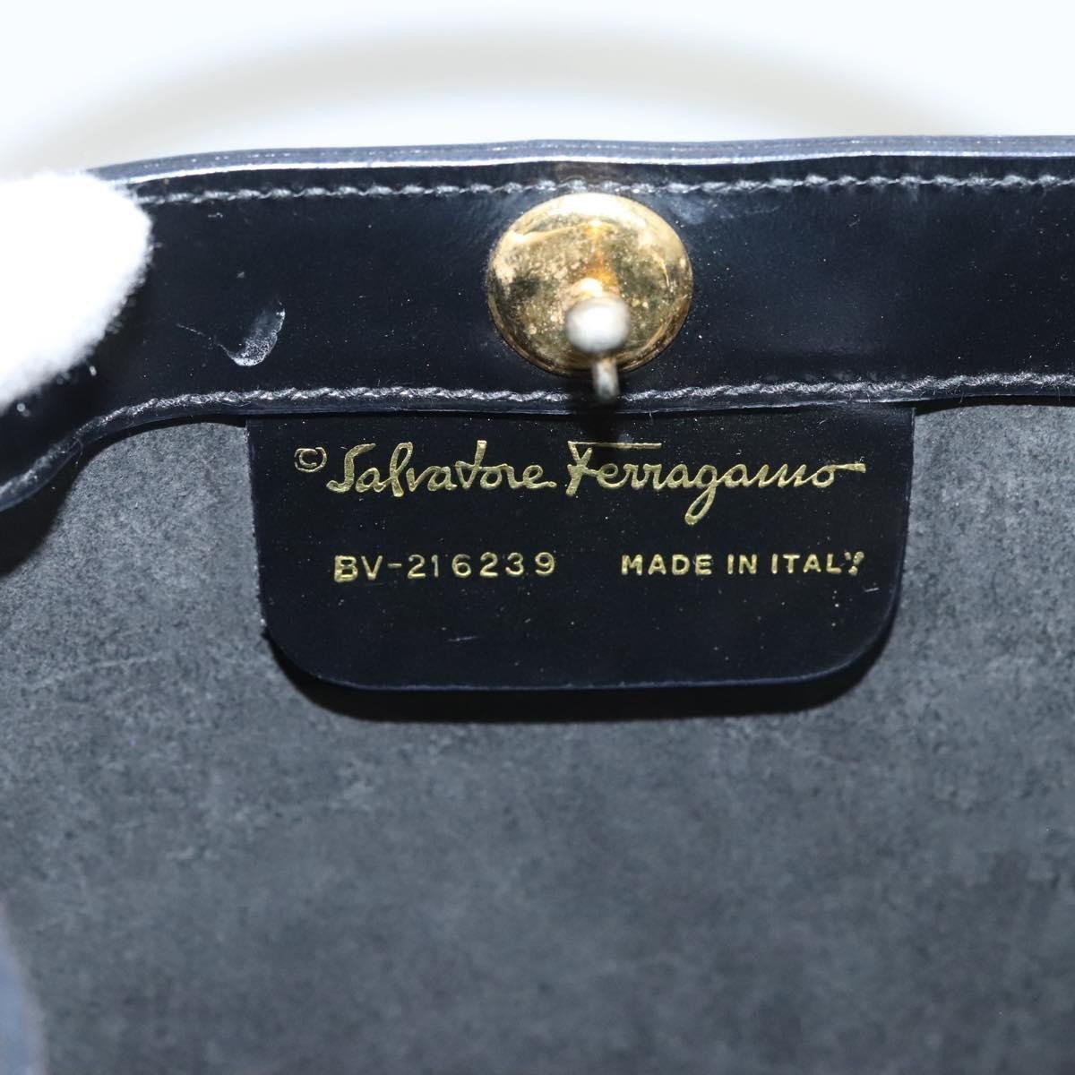 Salvatore Ferragamo Vintage Patent leather Zwart