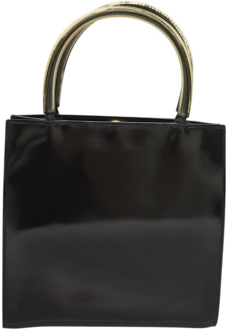 Salvatore Ferragamo Vintage Patent leather Zwart