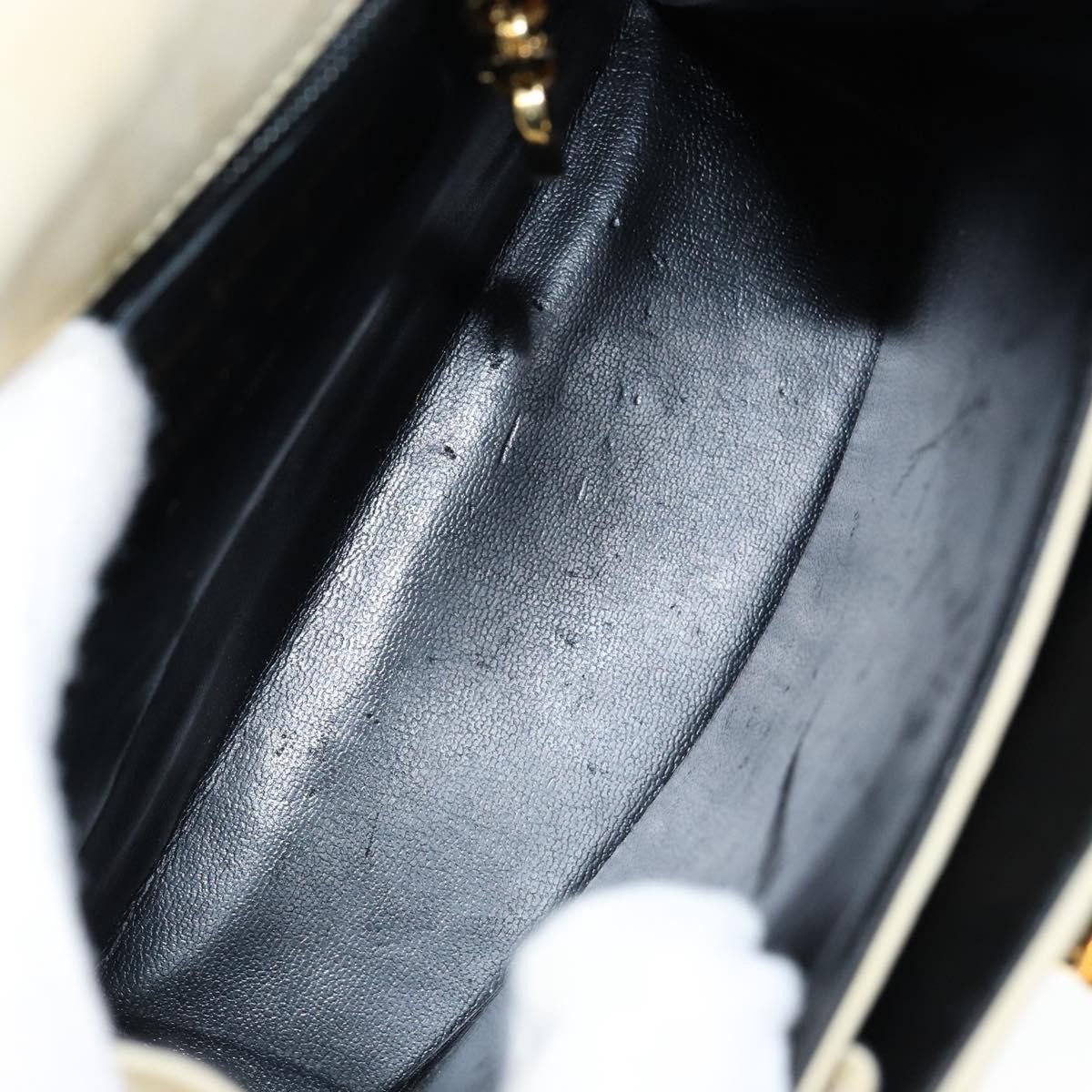 Salvatore Ferragamo Salvatore Ferragamo Gancini Convertible Top Handle Bag Suede Mini Beige