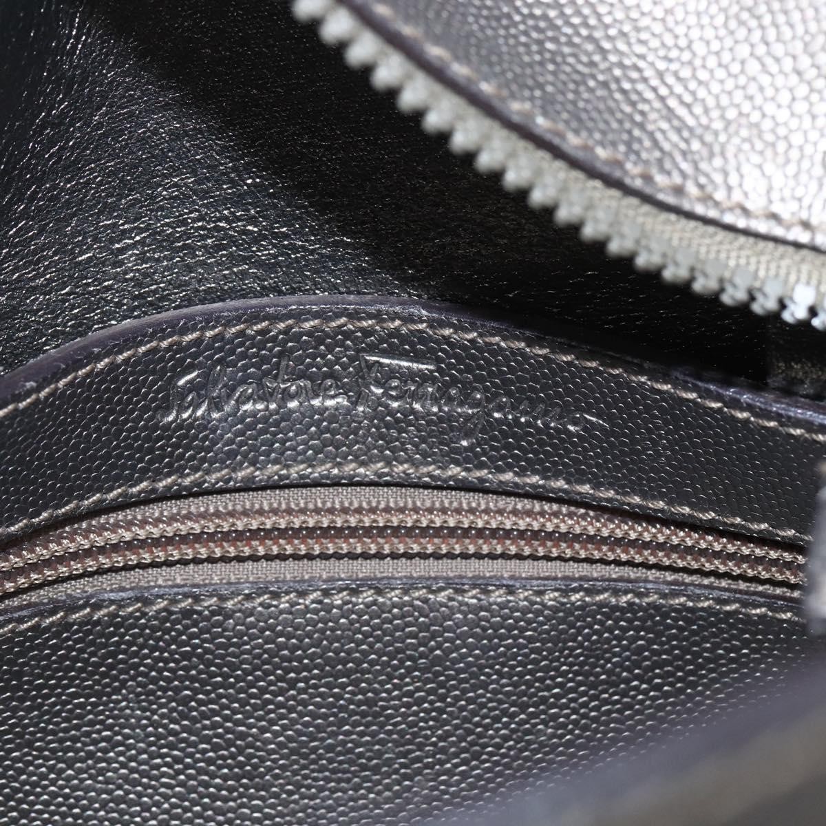 Salvatore Ferragamo Salvatore Ferragamo Amabel Tote Leather Zilver