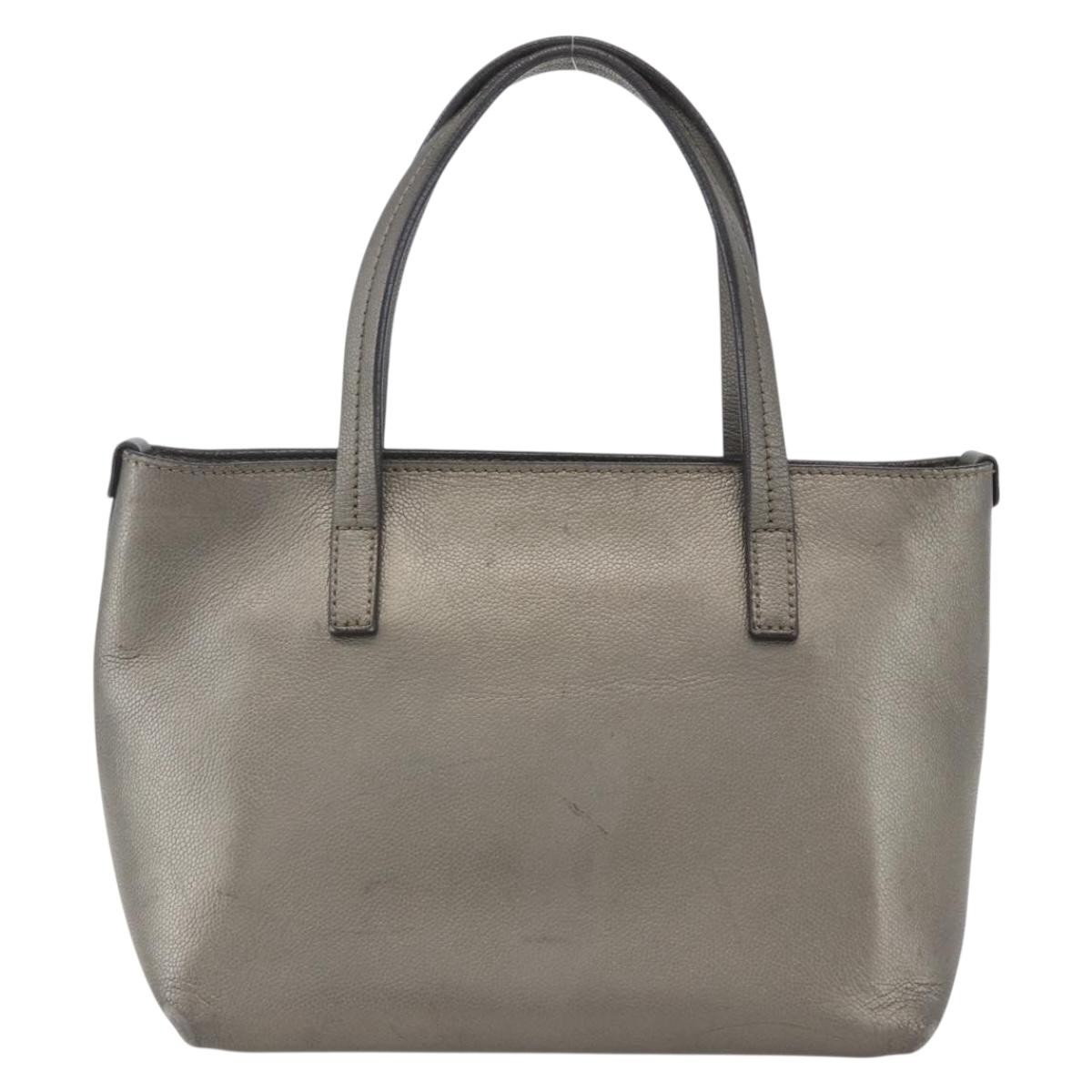 Salvatore Ferragamo Salvatore Ferragamo Amabel Tote Leather Zilver