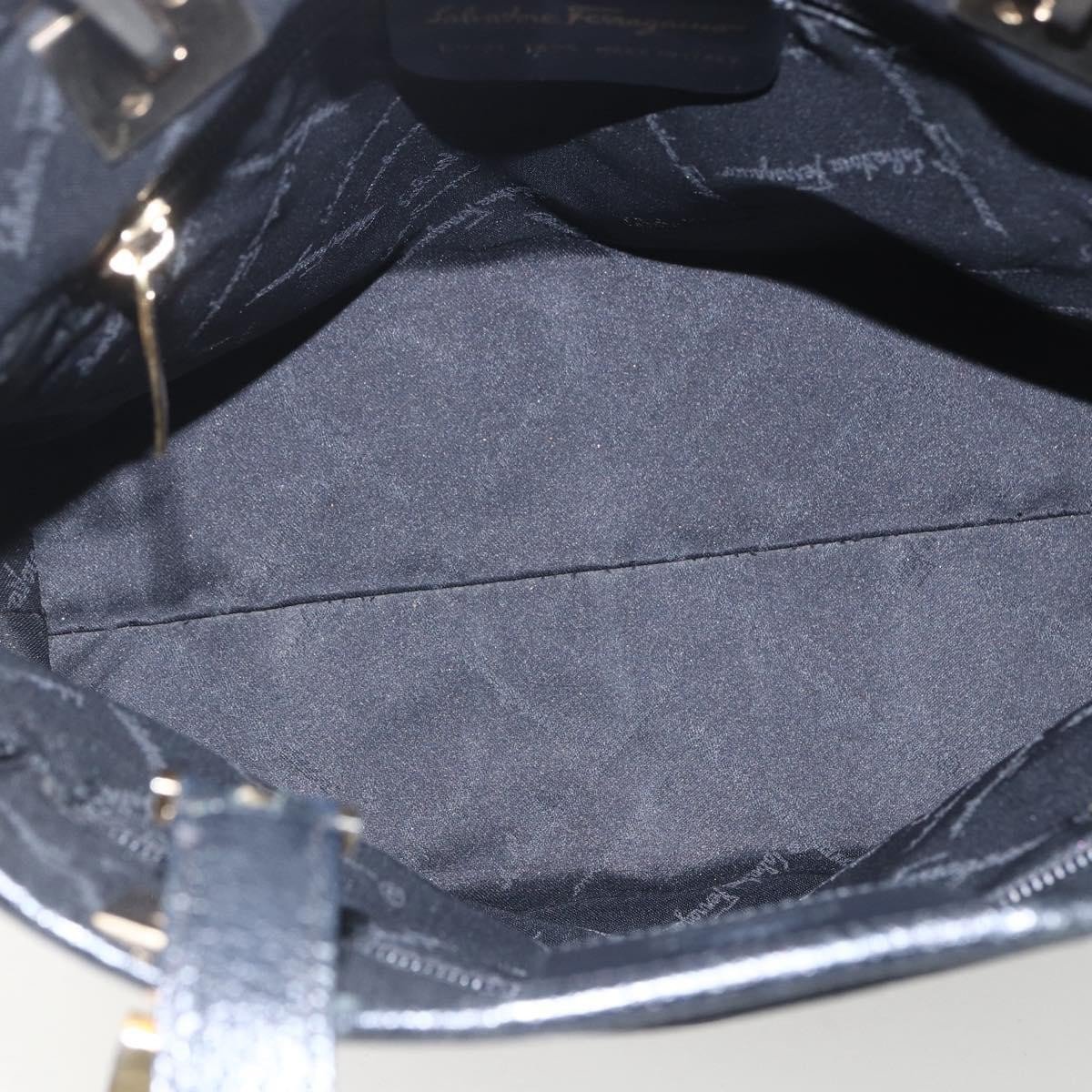 Salvatore Ferragamo Vintage Nylon Zwart