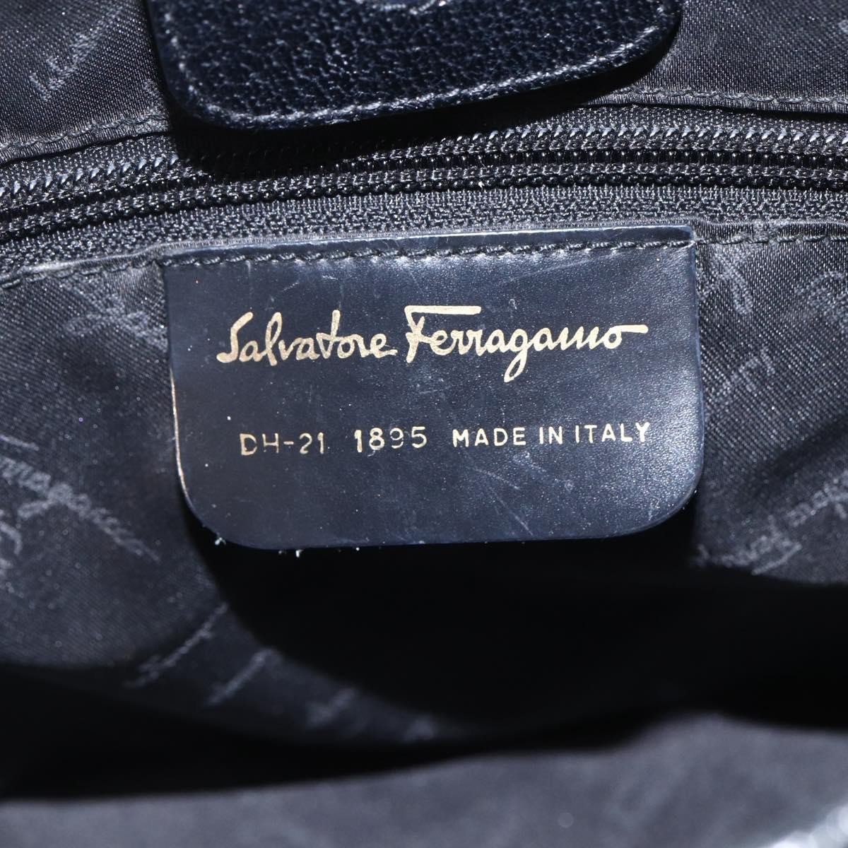 Salvatore Ferragamo Vintage Nylon Zwart