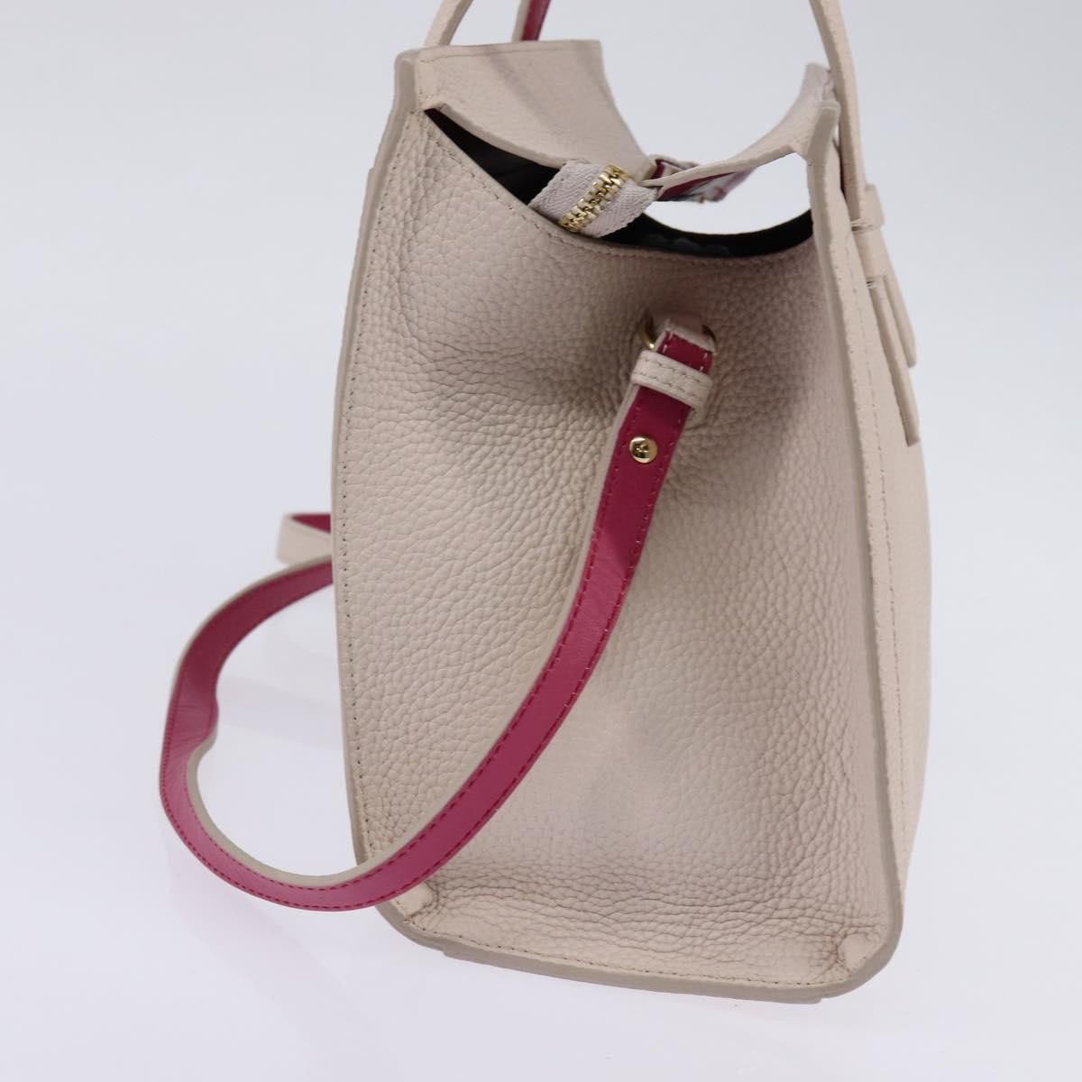 Salvatore Ferragamo Salvatore Ferragamo Amy Tote Pebbled Leather Small Beige