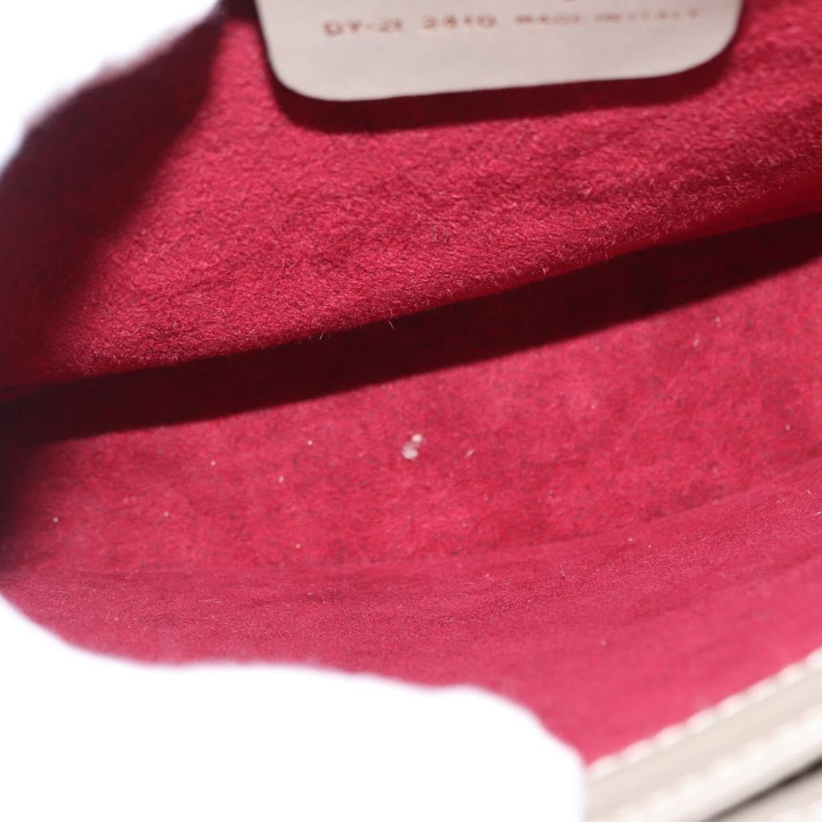 Salvatore Ferragamo Salvatore Ferragamo Gancini Top Handle Flap Bag Leather Medium Beige