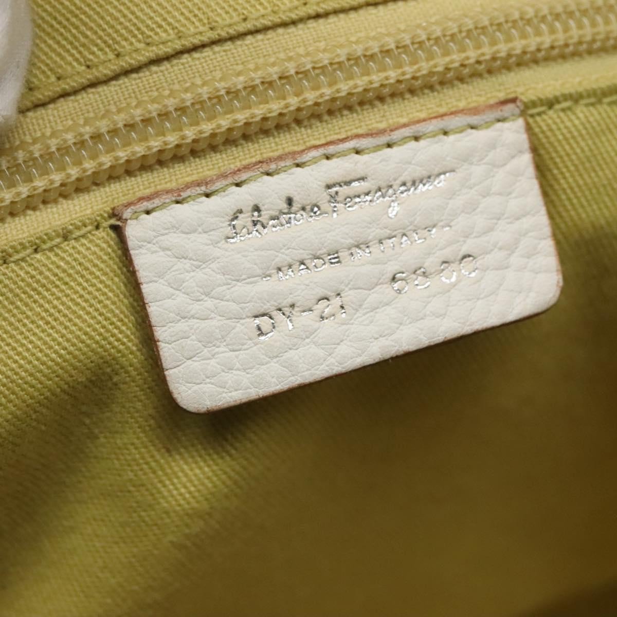 Salvatore Ferragamo Gancini Buckle Leather Large Wit