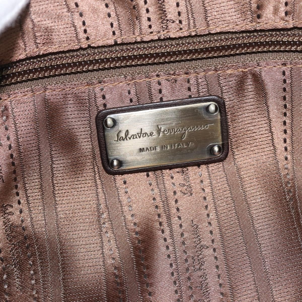 Salvatore Ferragamo Marisa Leather Bruin