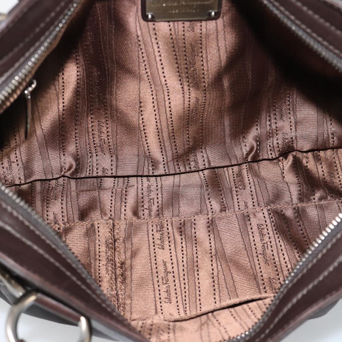 Salvatore Ferragamo Marisa Leather Bruin