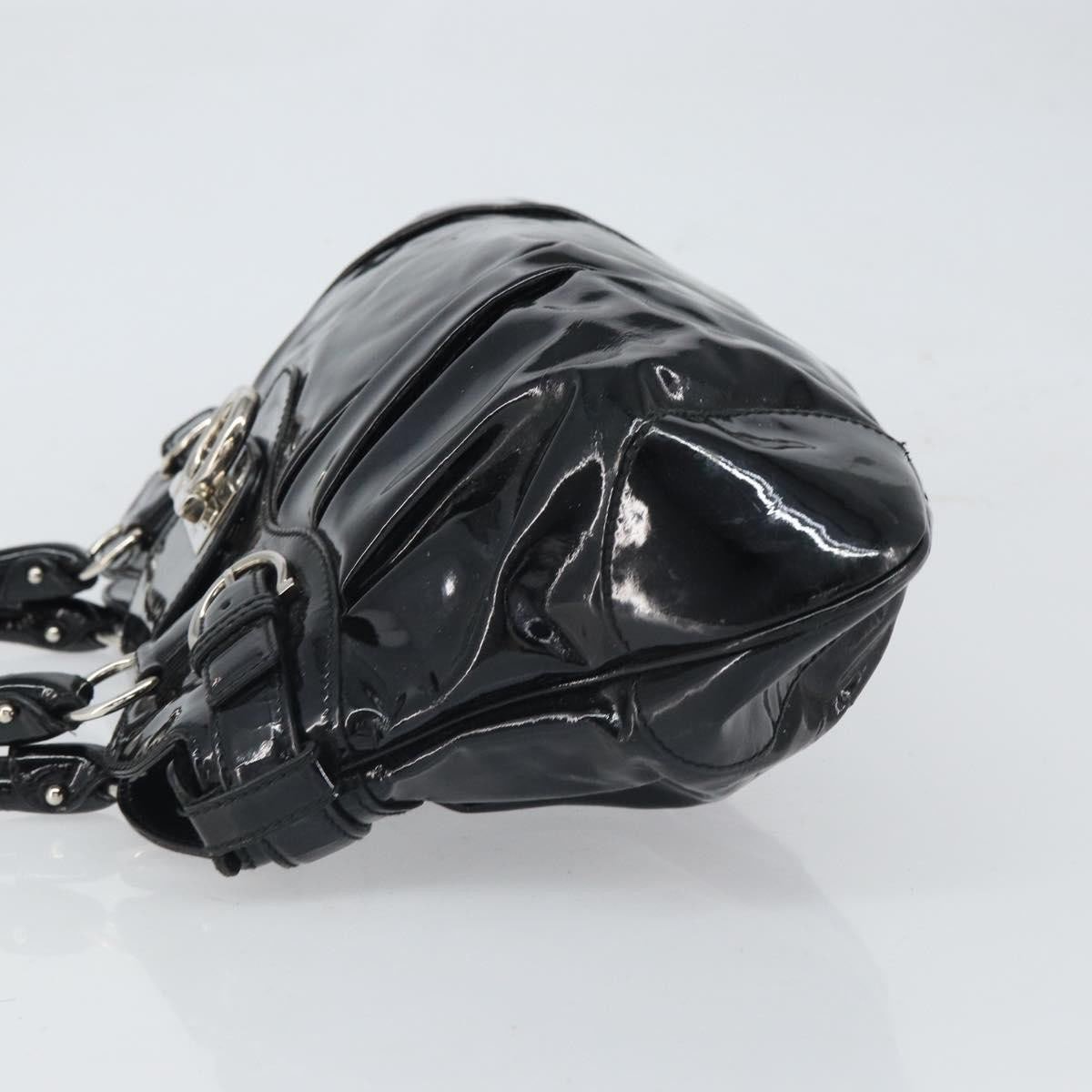 Salvatore Ferragamo Salvatore Ferragamo Marisa Crossbody Patent leather Zwart