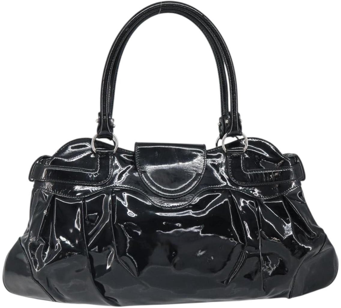 Salvatore Ferragamo Salvatore Ferragamo Marisa Crossbody Patent leather Zwart